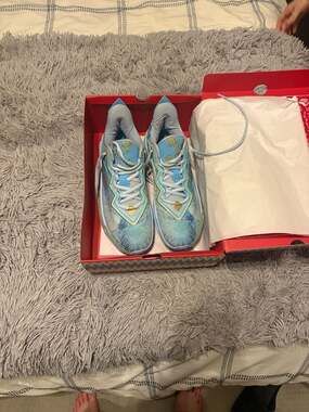 Anta Kai 2 Size 13 Blue Kyrie and Klay Basketball Shoes